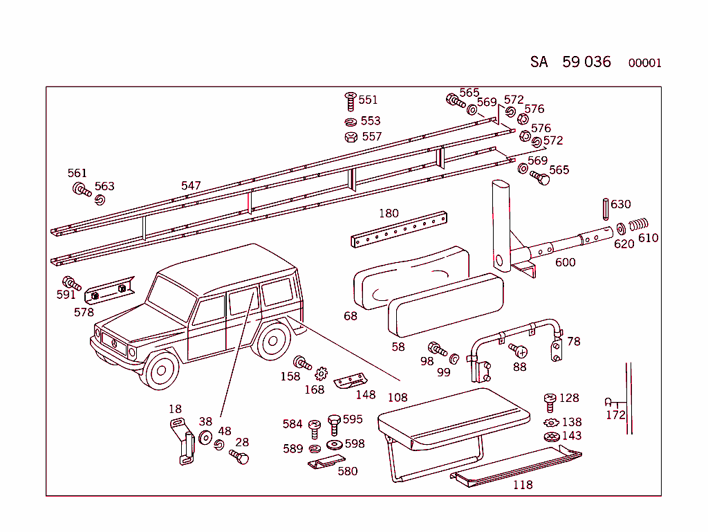 Longitudinal Seat Bench
