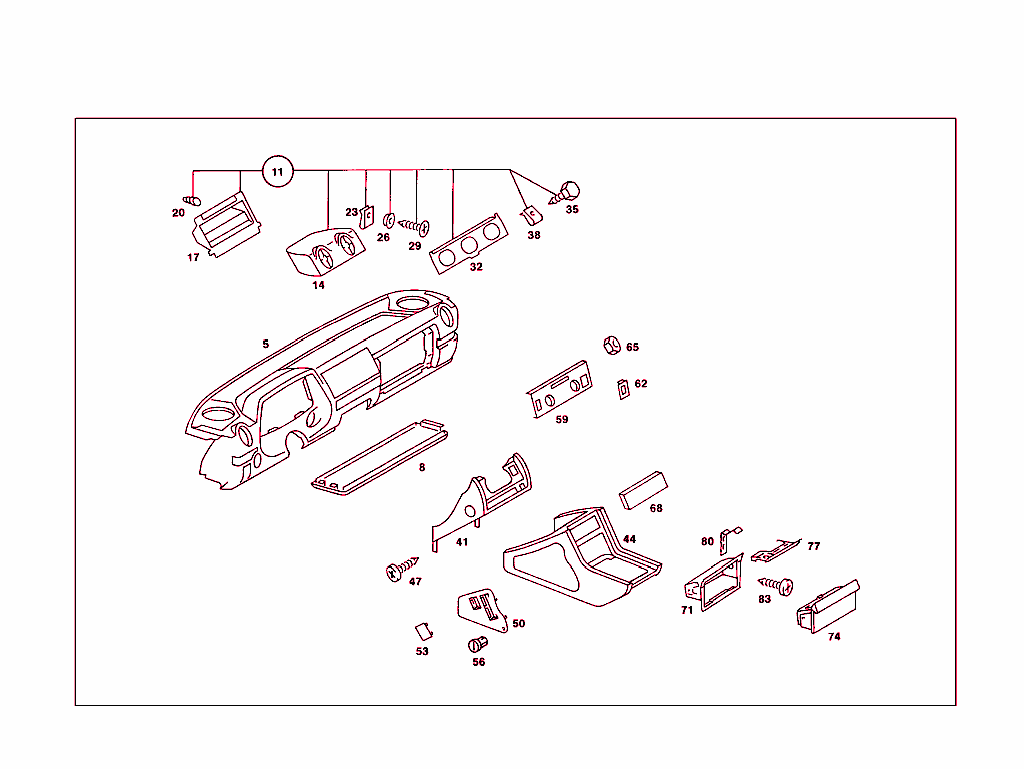 Special Vehicles Instrument Panel And Housing With Tray