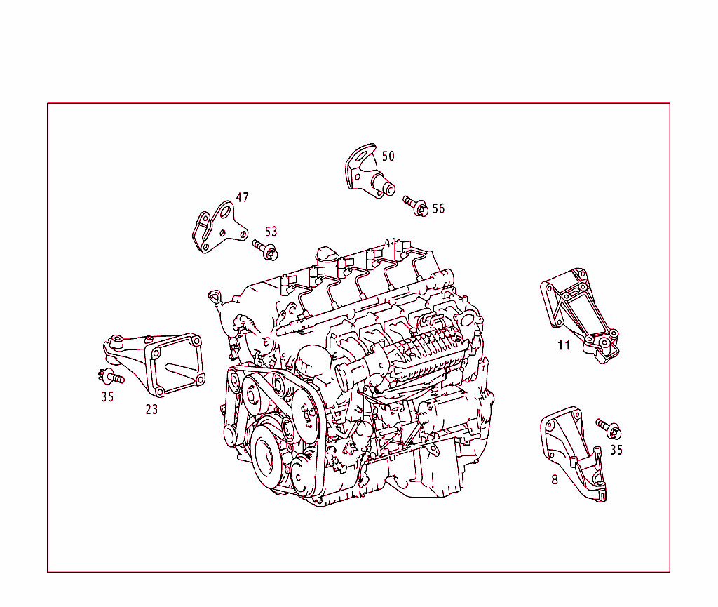 Engine Supports And Attachment Parts