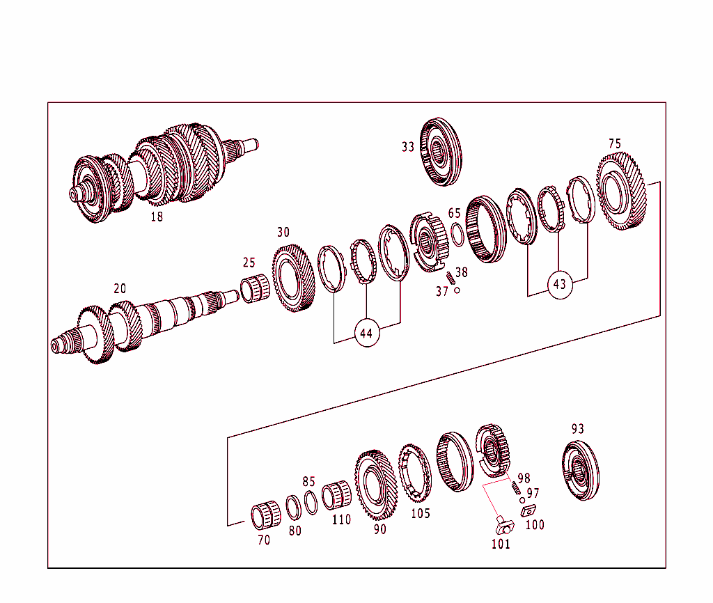 Transmission Shafts And Gears