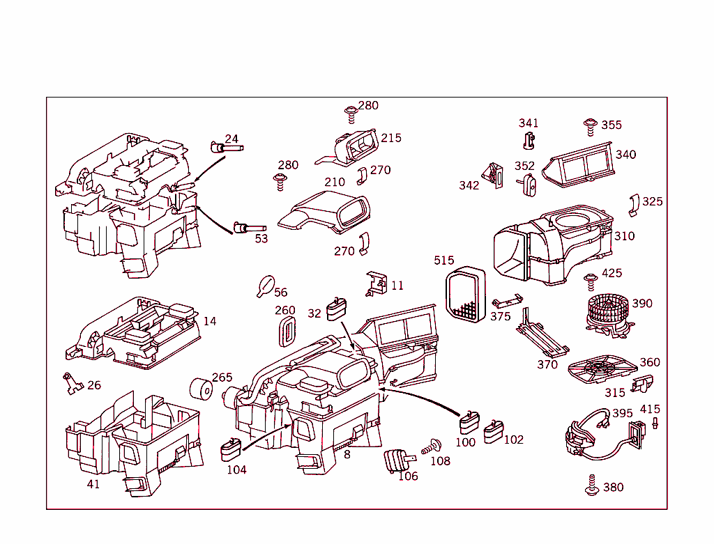 Heater Case With Blower