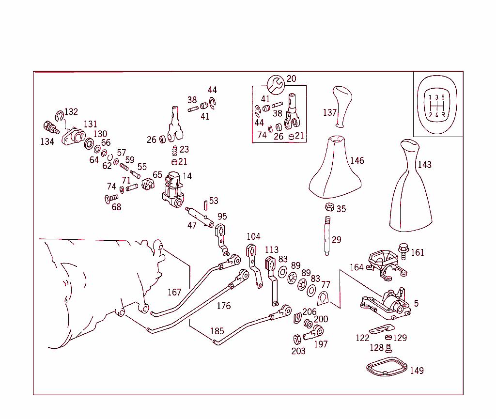 Floor Shift Used With Manual Fivespeed Transmission