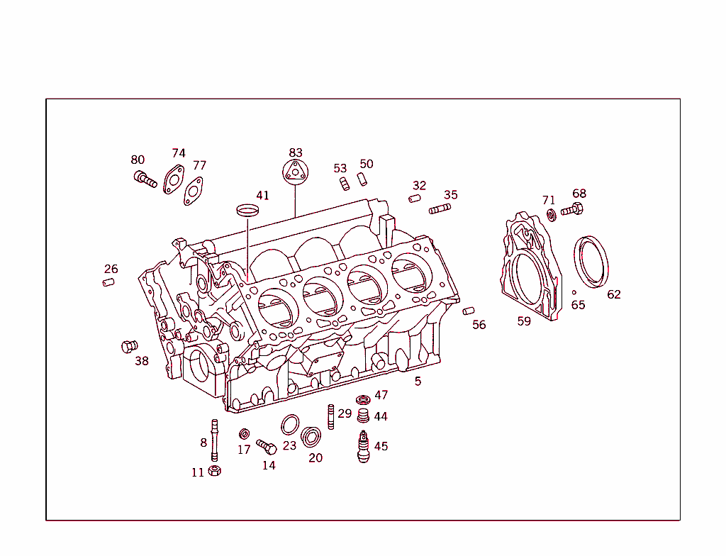 Cylinder Crankcase,Cover,Gasket Kit