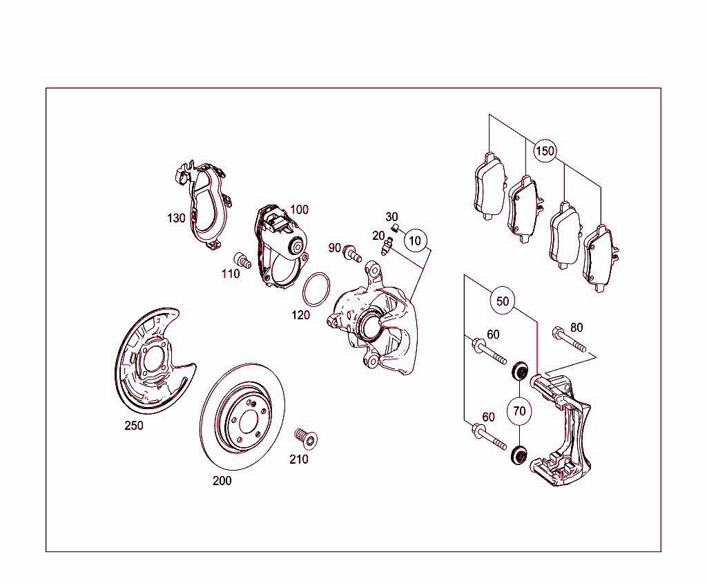 Freno de rueda trasera
