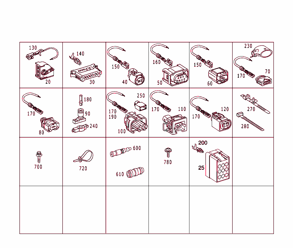 Engine Cable Harness,Slk-Class