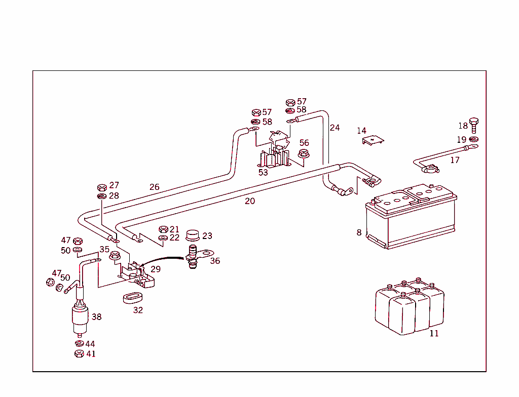 Battery,Starter/Alternator Cable