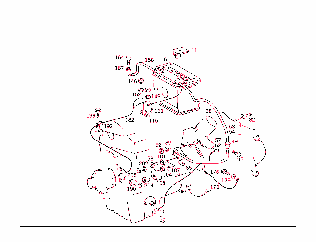 Battery,Starter/Alternator Cable