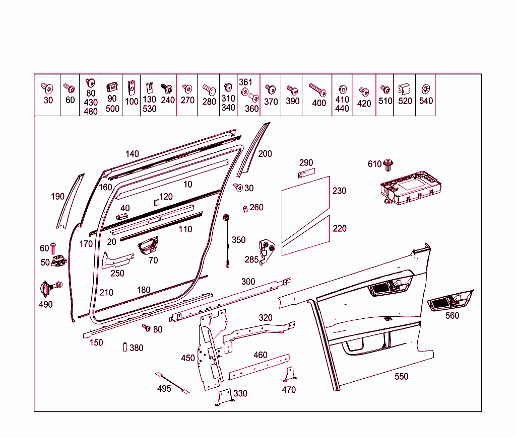 Central Door Panelling
