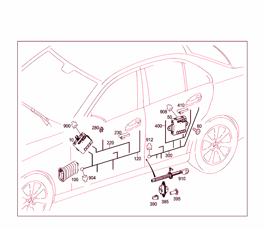Door Wiring Harness And Door Cont.unit