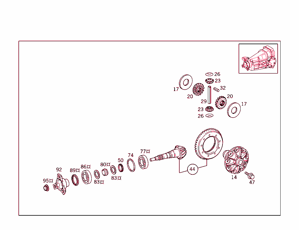 Rear Axle Housing With Differential