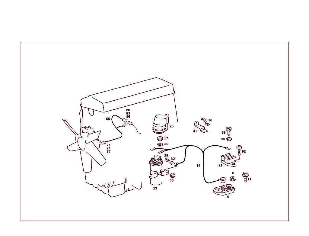 Ignition System And Cable Harness For Fan