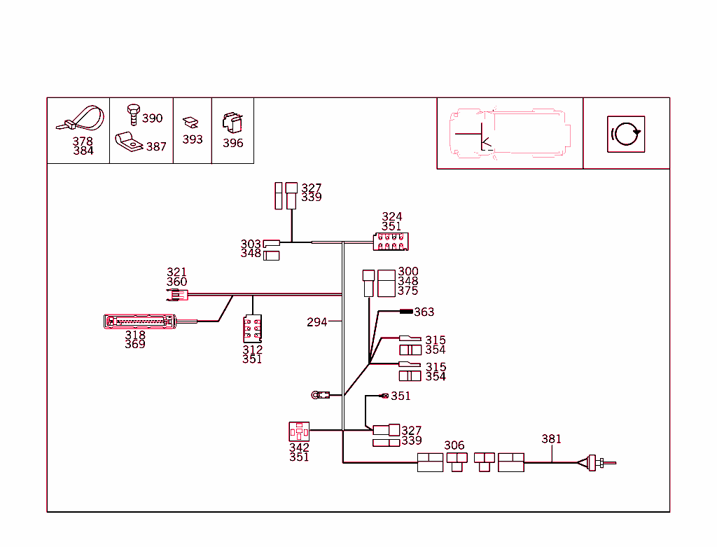 Electric Cables Used For Extra Equipment In Cowl