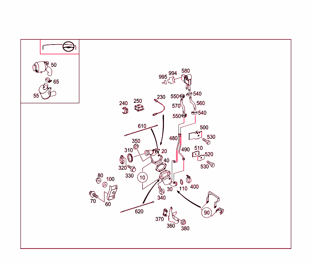 Exhaust System For Four-Cylinder Diesel Vehicles