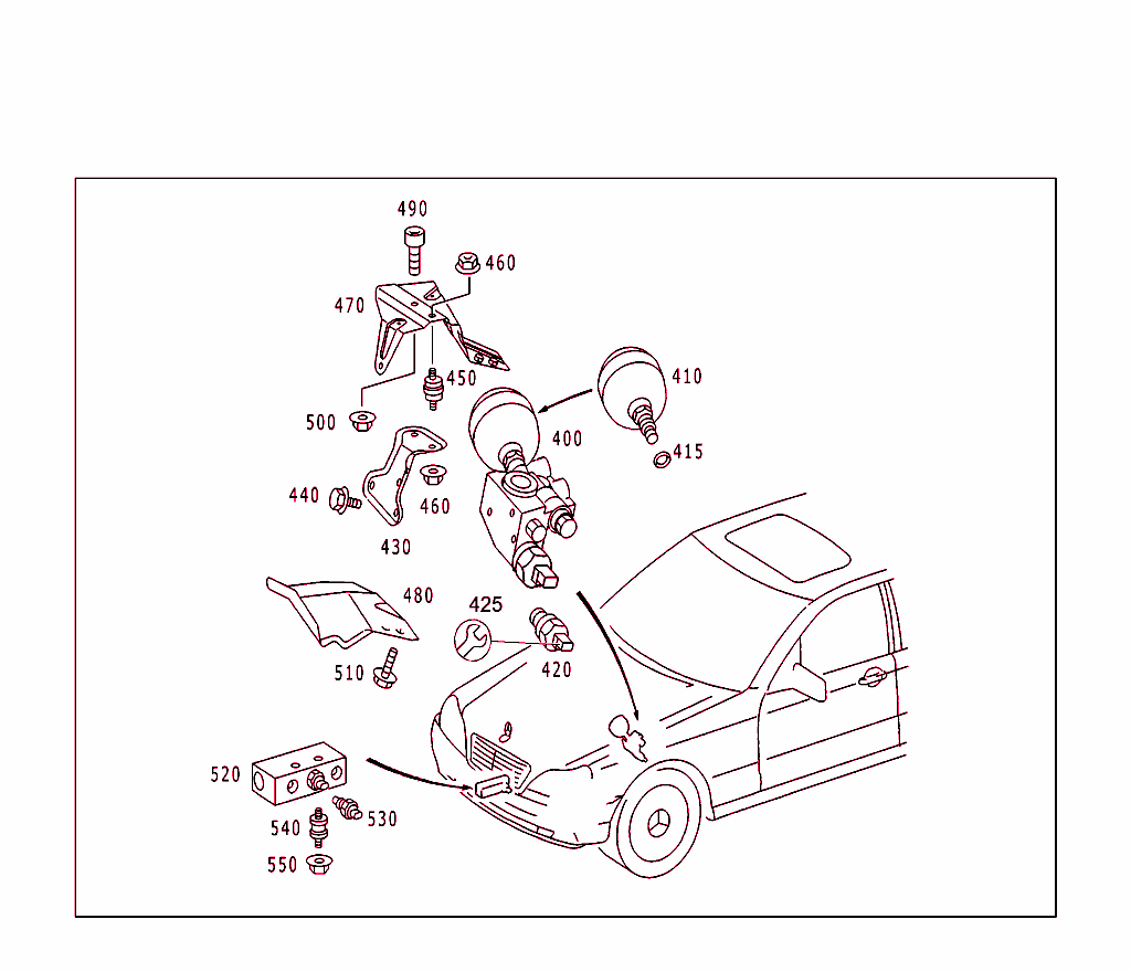 Oil Tank & Valves Used For "Abc" Hydraulic System