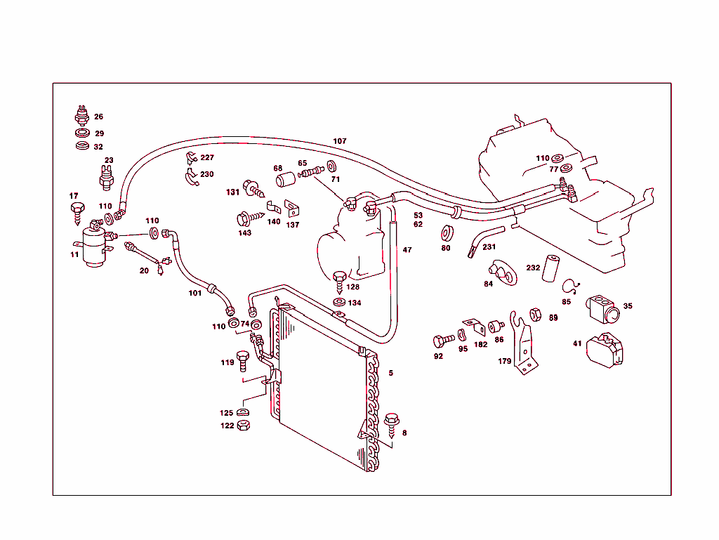 Refrigerant Line Arrangement