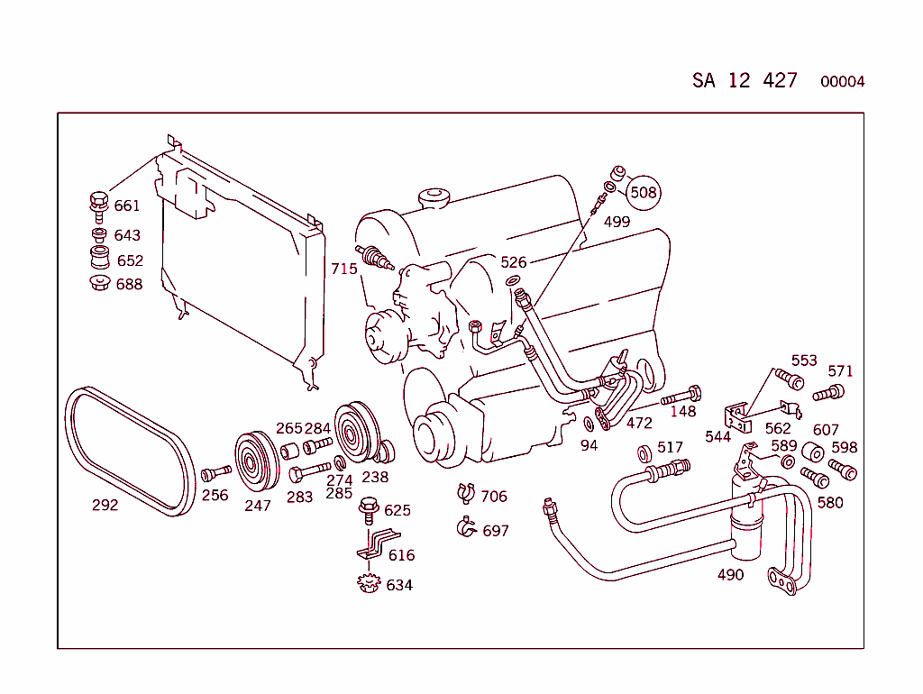 Engine Parts Used With Air Conditioner