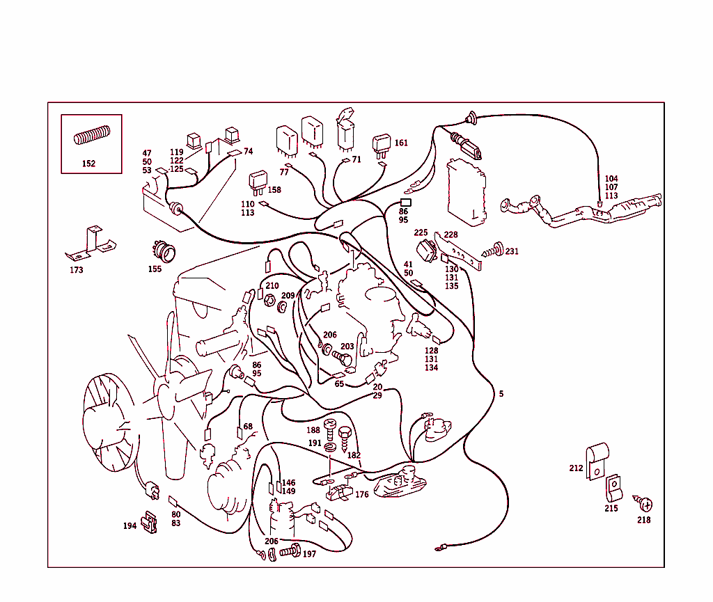 Engine Cable Harness