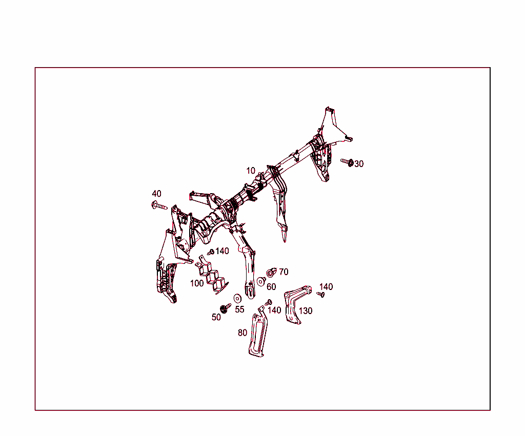 Cross Member Below Instrument Panel