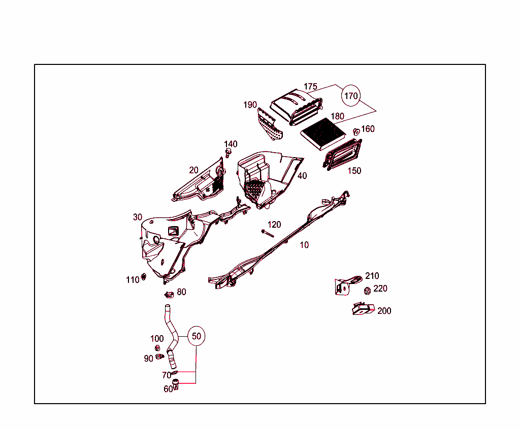 Water Baffle With Intake Shell