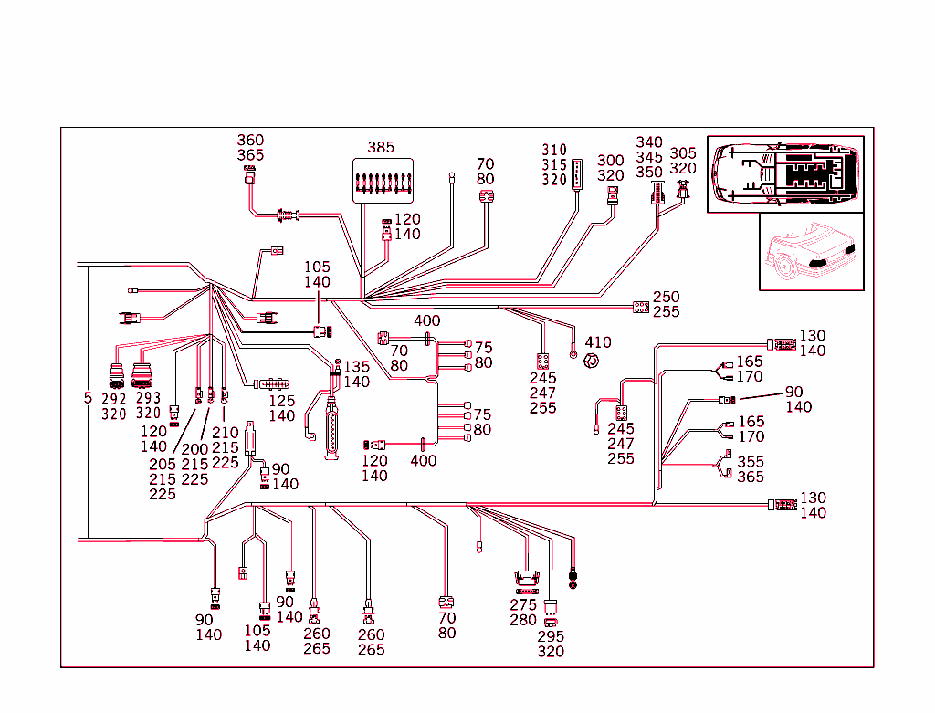 Frame Floor Unit Main Cable Harness