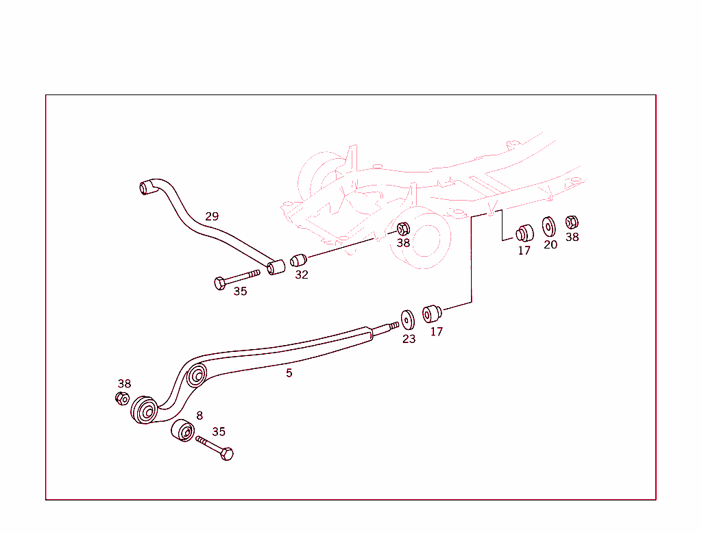Front Axle Longitudinal & Transverse Control Arms