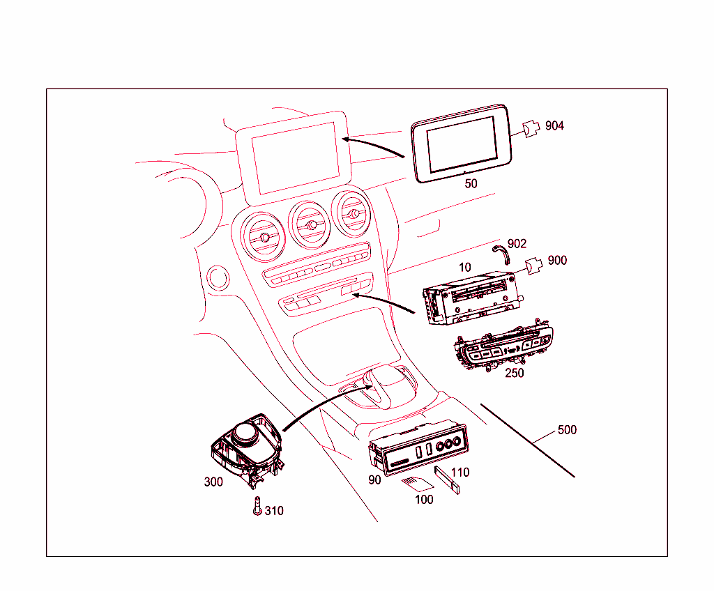 Radio, Operating And Display Unit