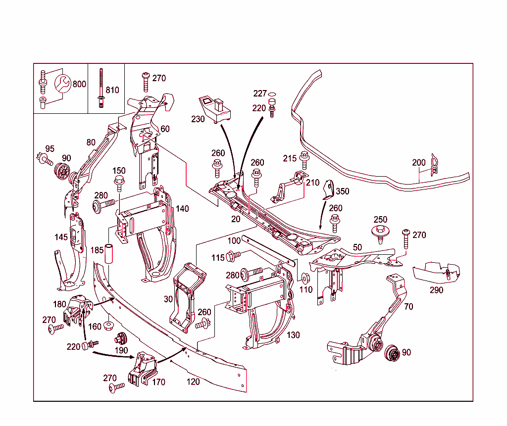 Front Stiffening And Radiator Support