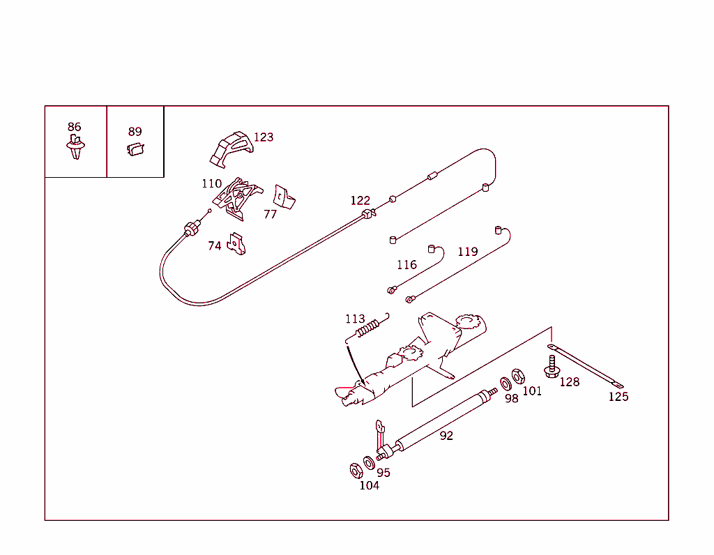 Steerg.column Jacket Tube & Steerg. Shaft