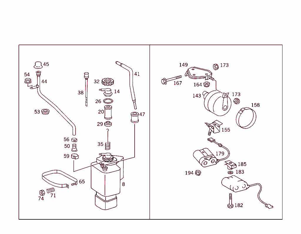 Oil Tank & Valves Of Hydraulic System
