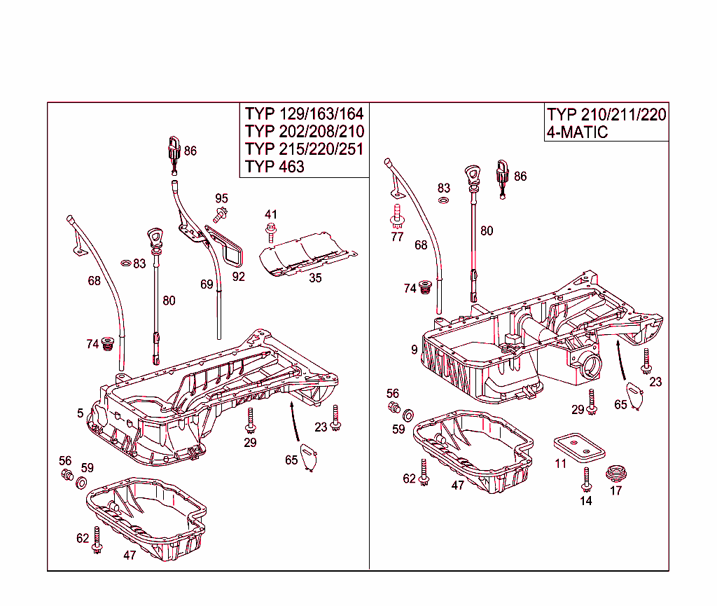 Oil Pan & Oil Level Display