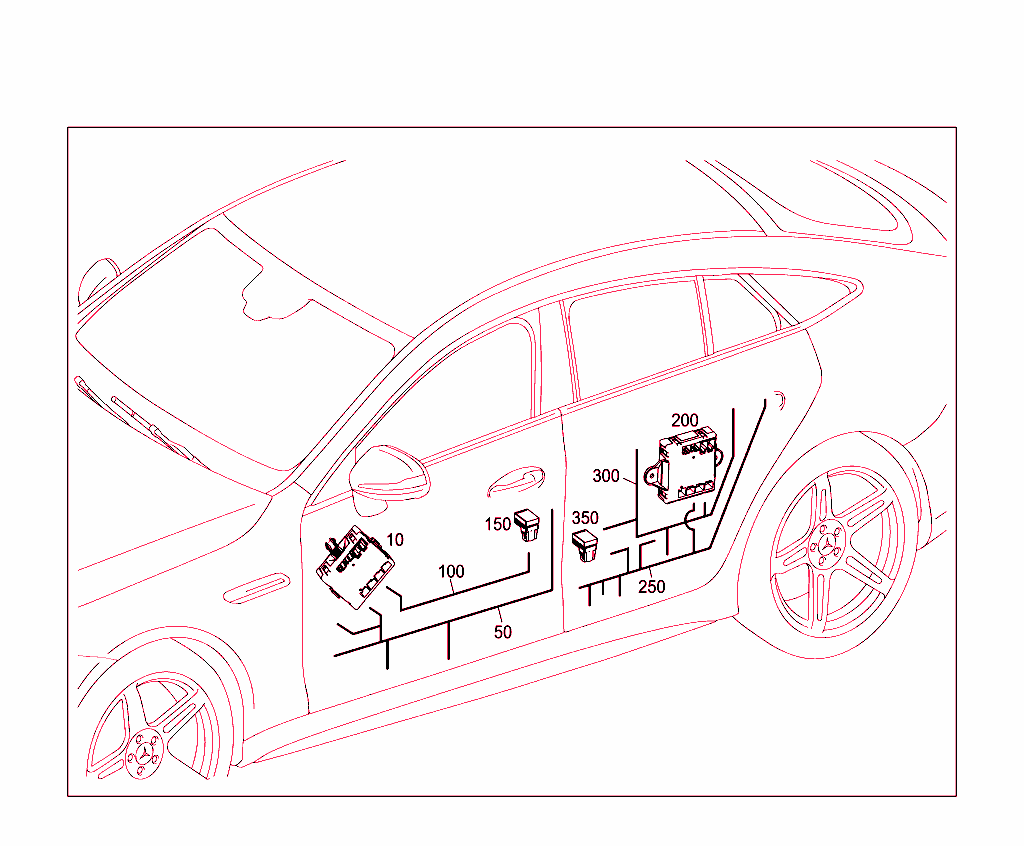 Door Wiring Harness And Door Cont.unit