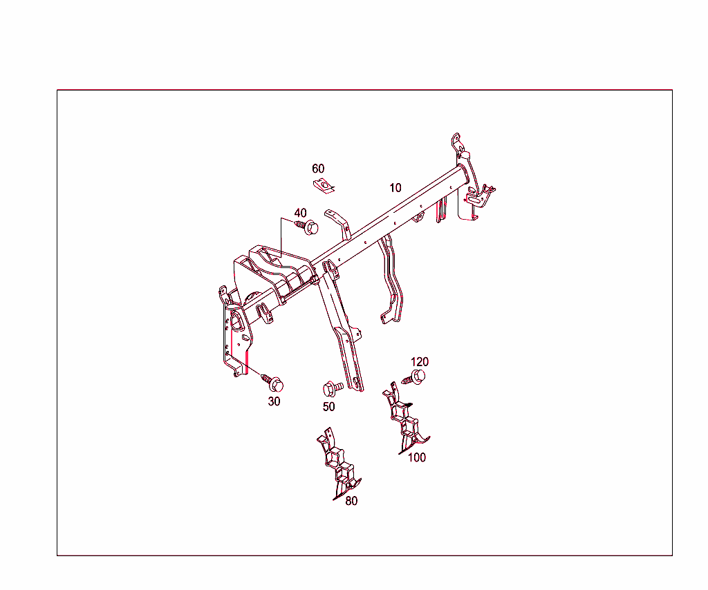 Cross Member Below Instrument Panel