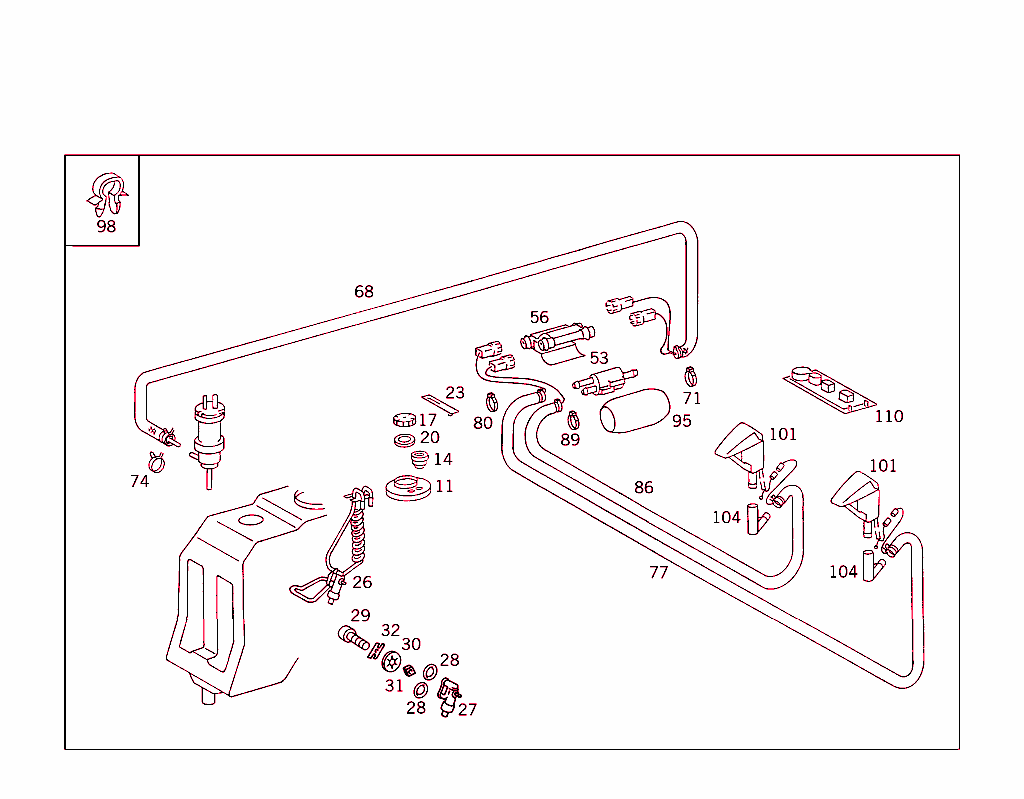 Pane Washer,Headlamp Wiper/Washer