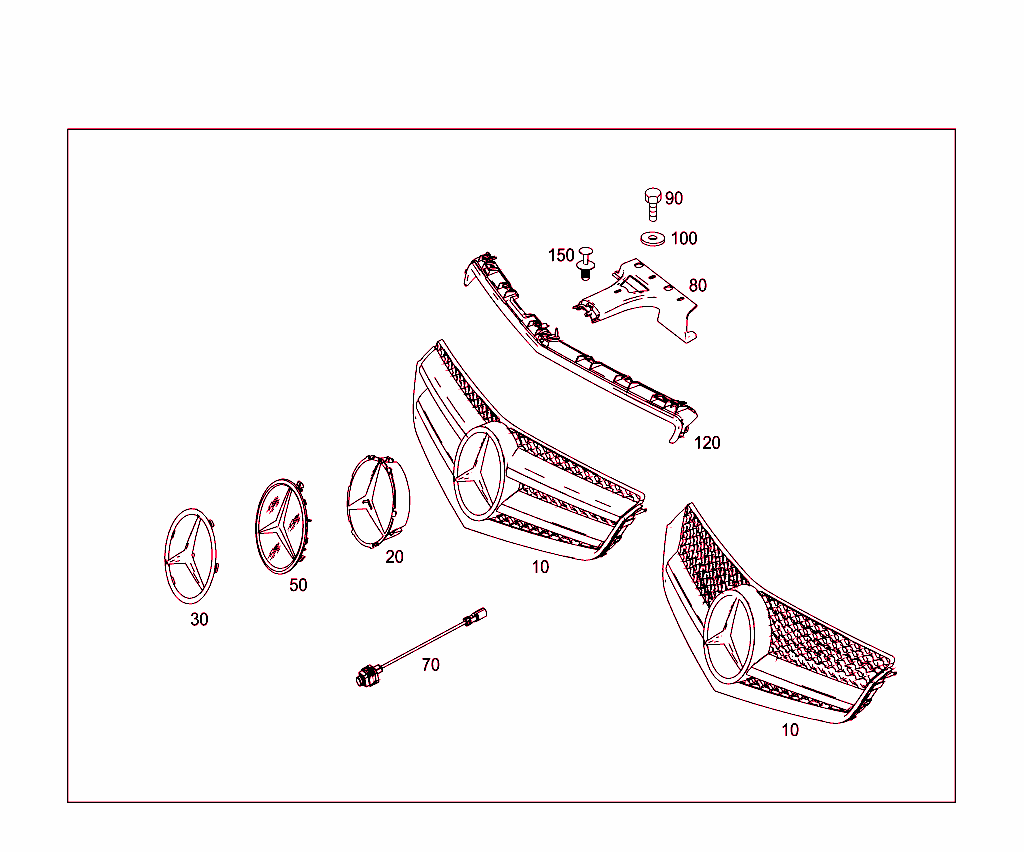 Radiator Grille Shell