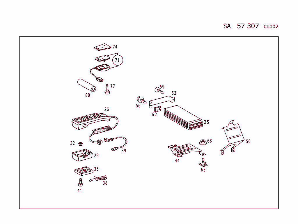 Car Phone (D-Net;For Models 129 And 140 See Standard Version)