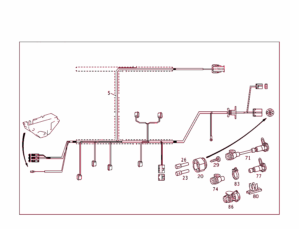 Electrical Parts Used For Trailer Coupling