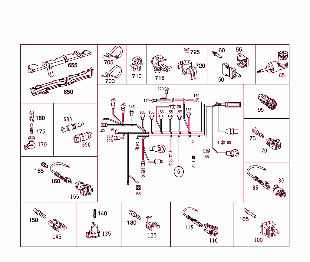 Engine Cable Harness,E/Cls-Class