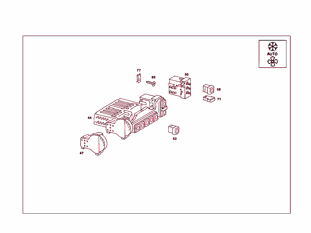 Air Conditioning Automatics Operating Unit