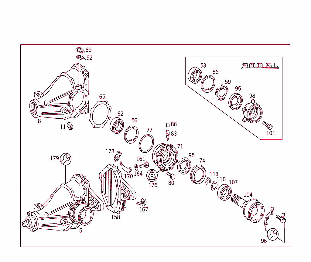 Rear Axle Housing With Differential