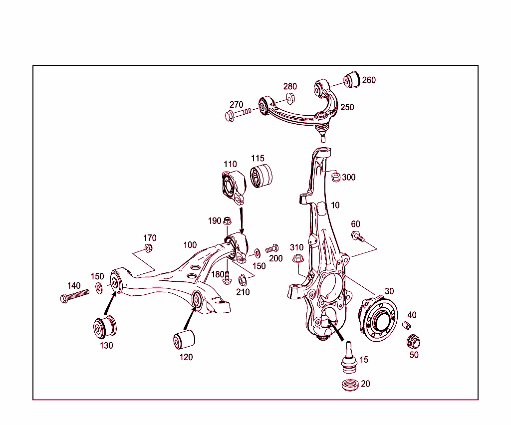 Steering Knuckle And Control Arm