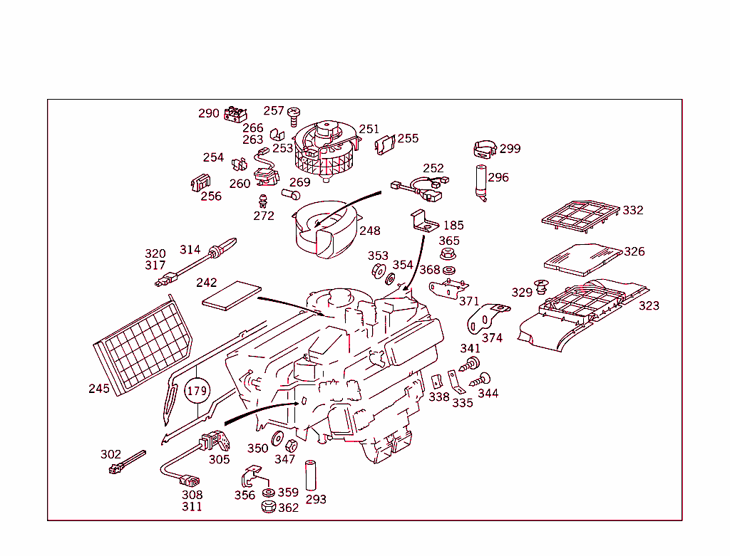 Heater Case With Blower