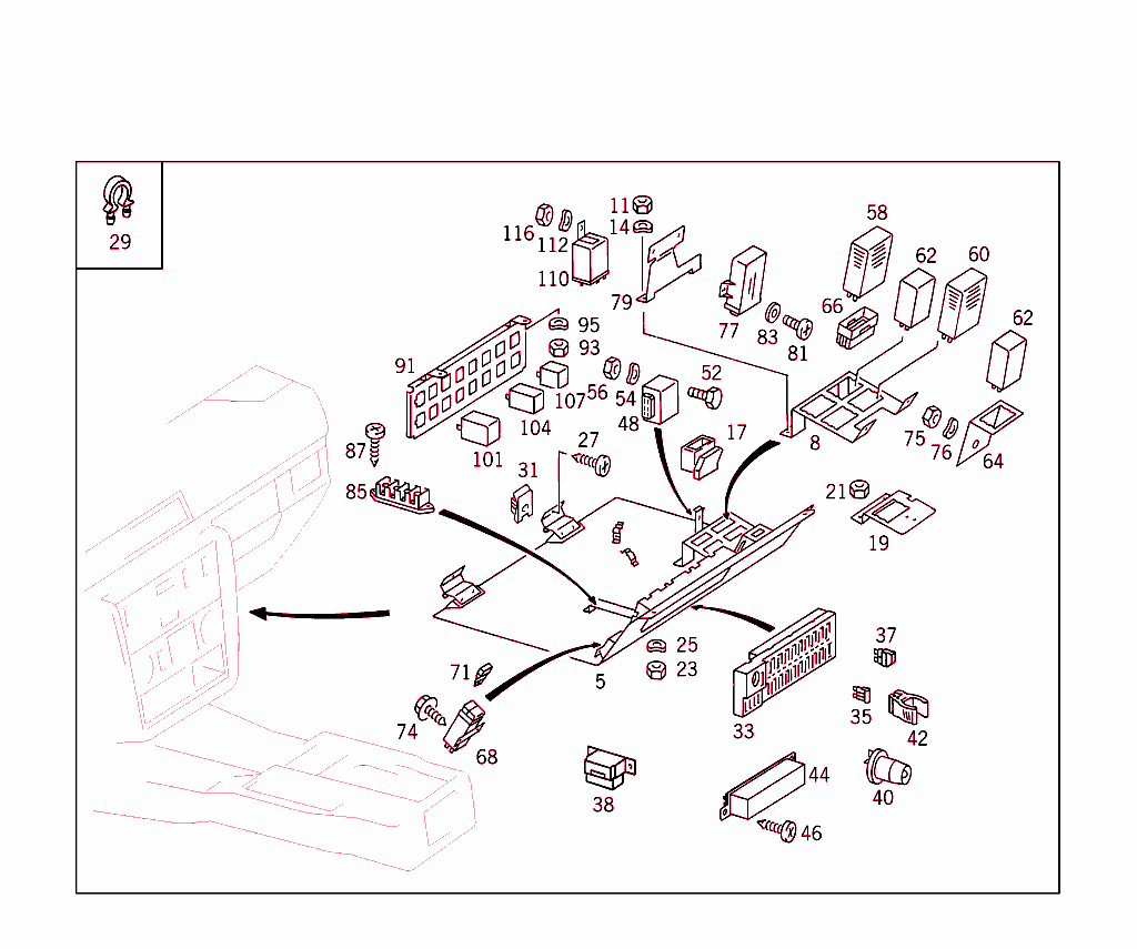 Fuse Box,Relays And Control Units