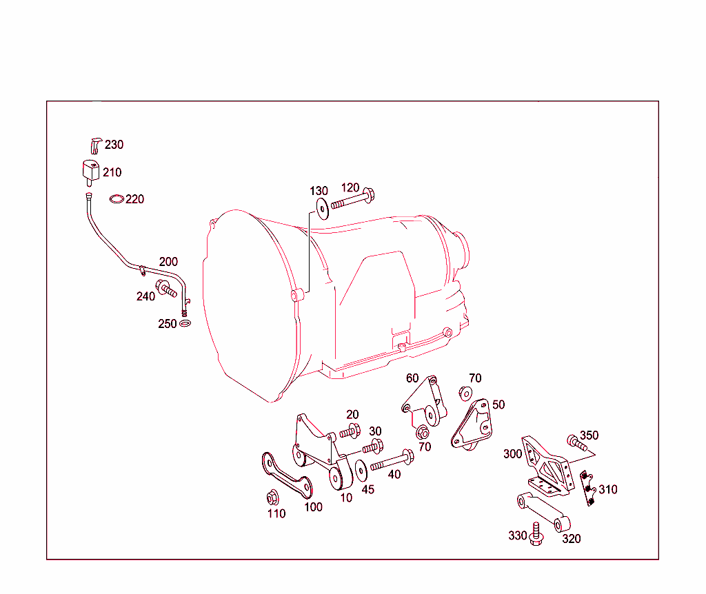Attached Parts For Transmission, Oil Filler Pipe