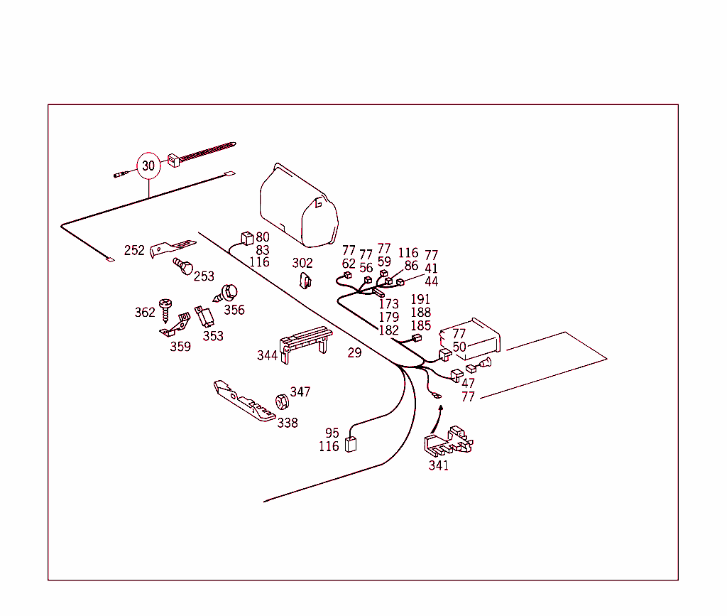 Inboard Cable Harness & Belt Warning Device