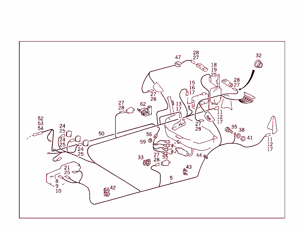 Tail Lamp Cable Harness And Fuel Pump Cable