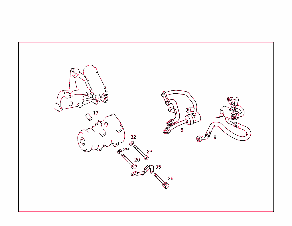 Refrigerant Compressor Attachment Parts