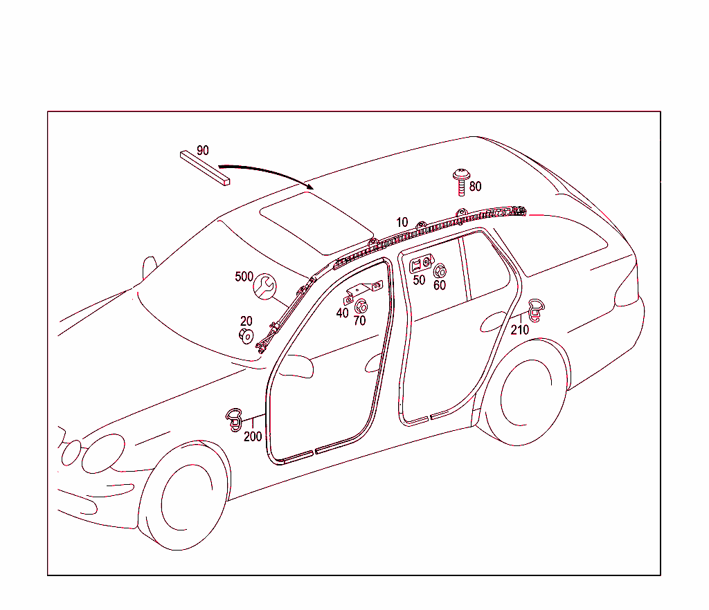 Head Protection Curtain, Door Edge Guard Sections