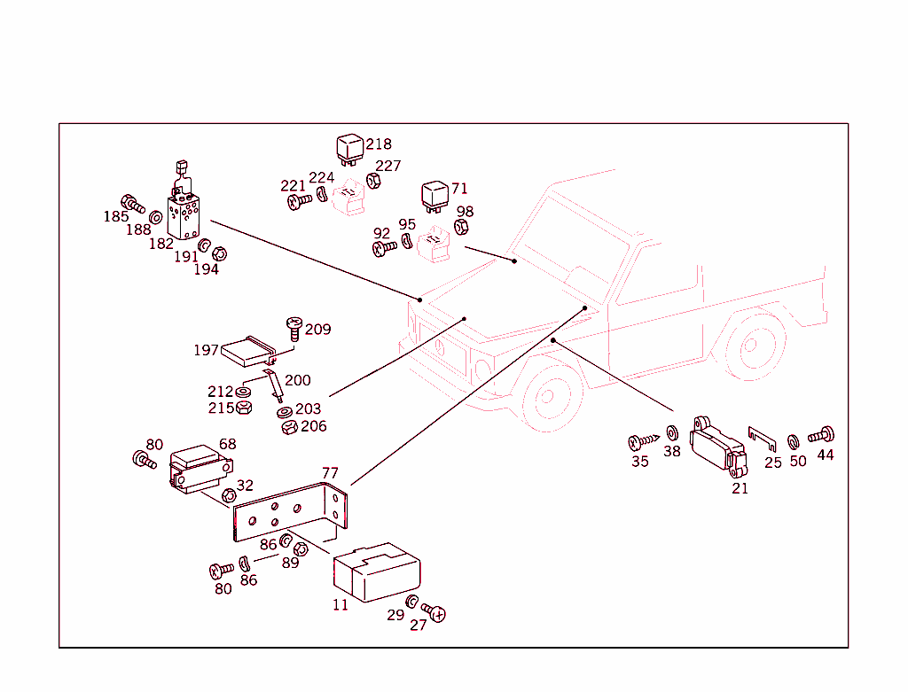 Fuse Box, Relay And Control Units