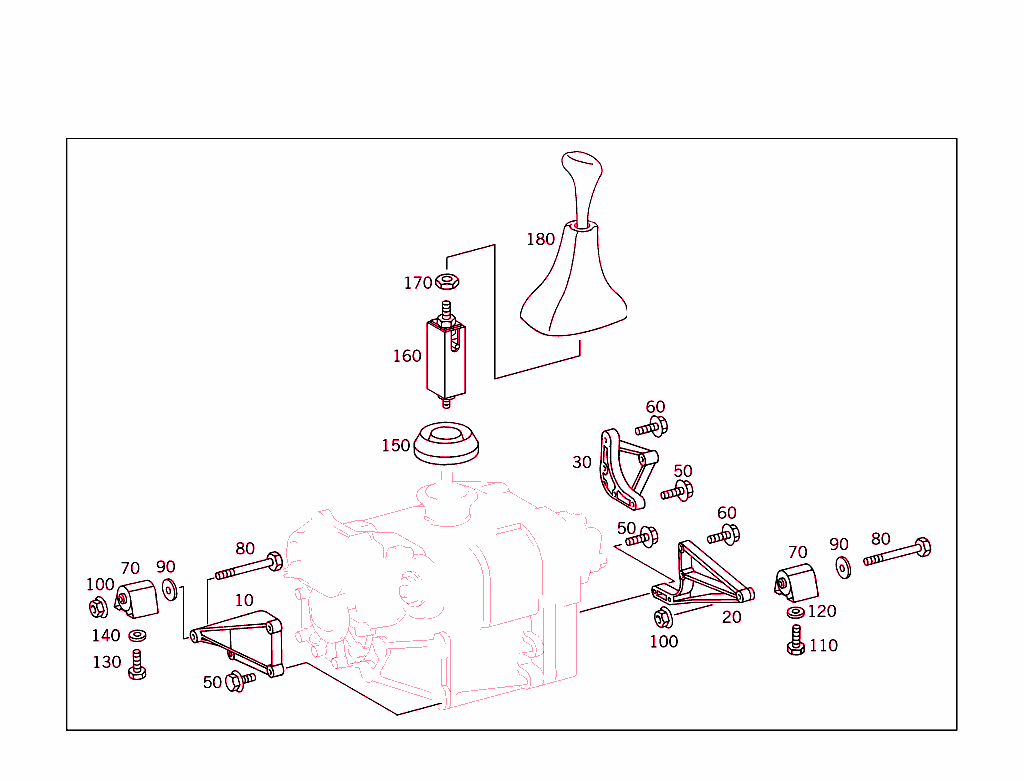 Transfer Case Suspension & Shifting Mechanism