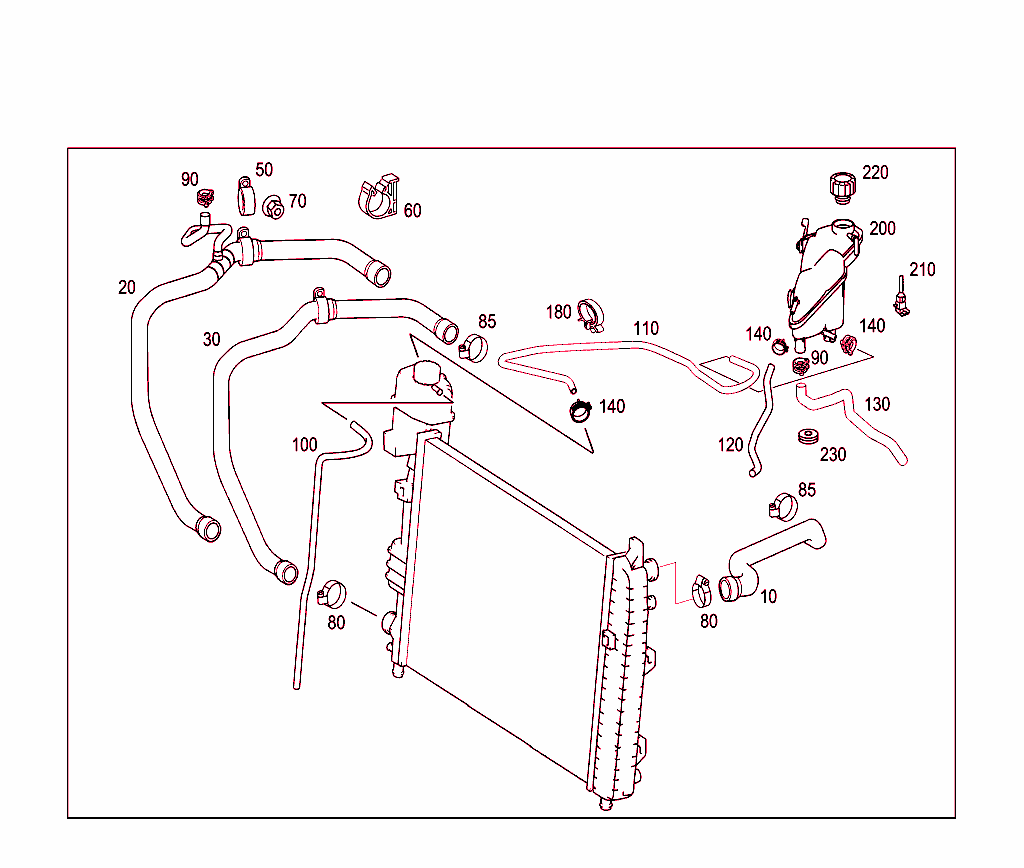 Expansion Tank,Mounting And Hoses
